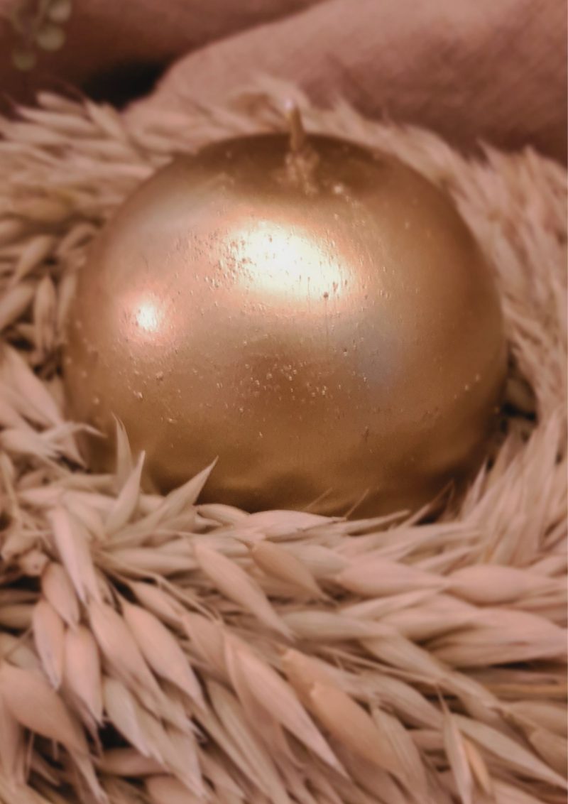 vela esfera de oro mama candela